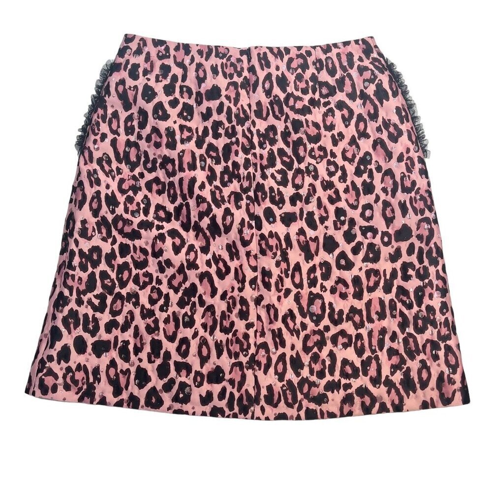 Sisters by Caroline Kilkenny Studio Leopard Animal Print Skirt NEW Ladies Size10